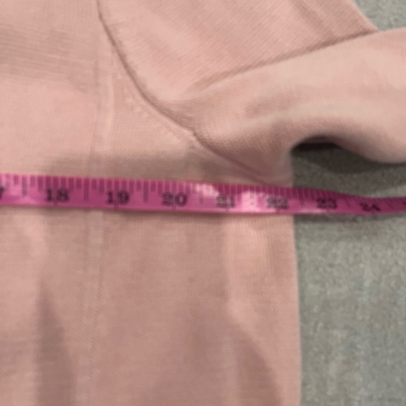 [1X]Talbots Soft Pink Women's Knit Open Cardigan Blazer - Picture 4 of 9